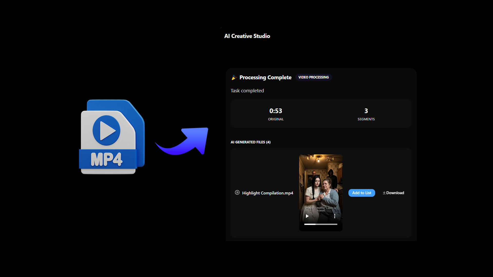 Autonomous Editing Agent rendering